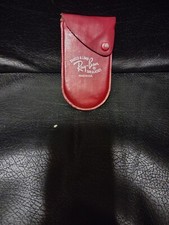 VINTAGE RAY BAN B  L BAUSCH  LOMB CLIP ON SUNGLASSES - W/ ORIGINAL CASE