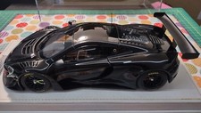 AutoArt McLaren 650S GT3 Black 1/18 Resin with opening Doors, custom base &cover