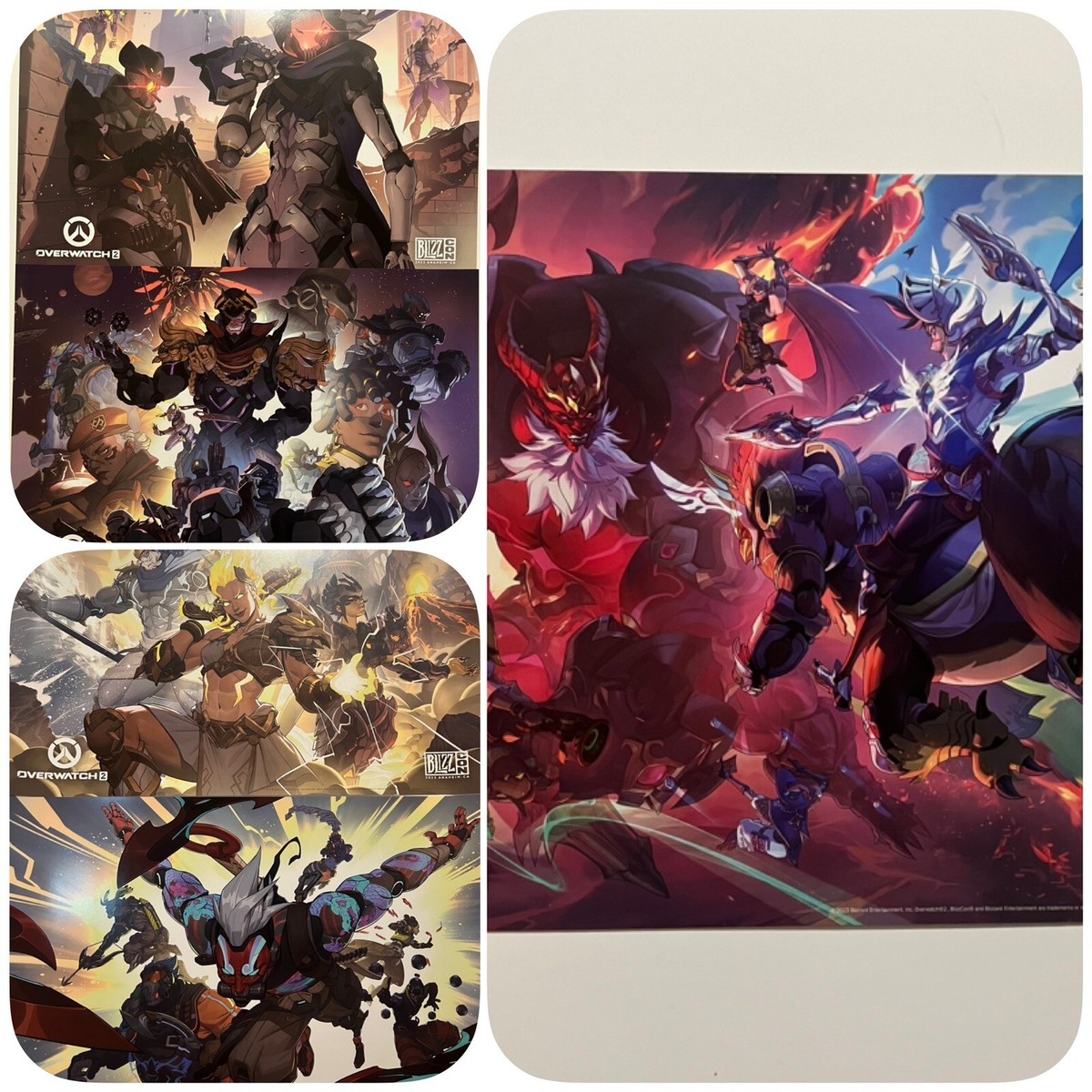 BlizzCon 2023 Overwatch 2 Complete 5 Poster Set Blizzard NEW | eBay