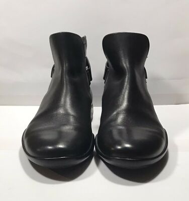 PRADA Luxus Stiefeletten Herren schwarz Gr.10, Kalbsleder gebr. TOP Zustand 