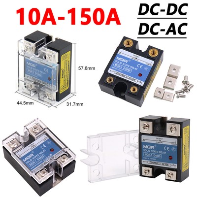 Solid State Relay SSR Single Phase DC-DC DC-AC 10A 20A 25A 40A 50A-100A 3-32VDC