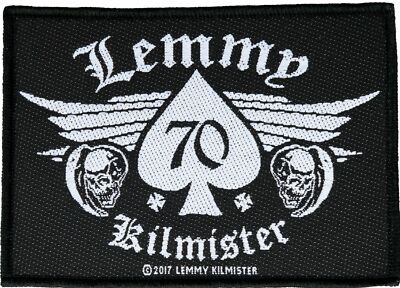 Lemmy - Kilmister 70 gewebter Aufnäher - woven Patch NEU & OFFICIAL!