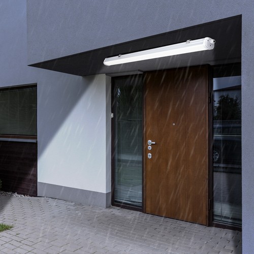 Wannenleuchte Feuchtraumlampe Kellerlampe LED Tageslicht Garagenlampe L 150cm 3x - Bild 6 von 12
