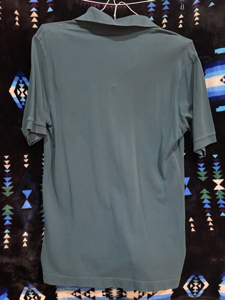 Burberry Brit Polo Shirt Green Short Sleeve Golf Mens Sm eBay
