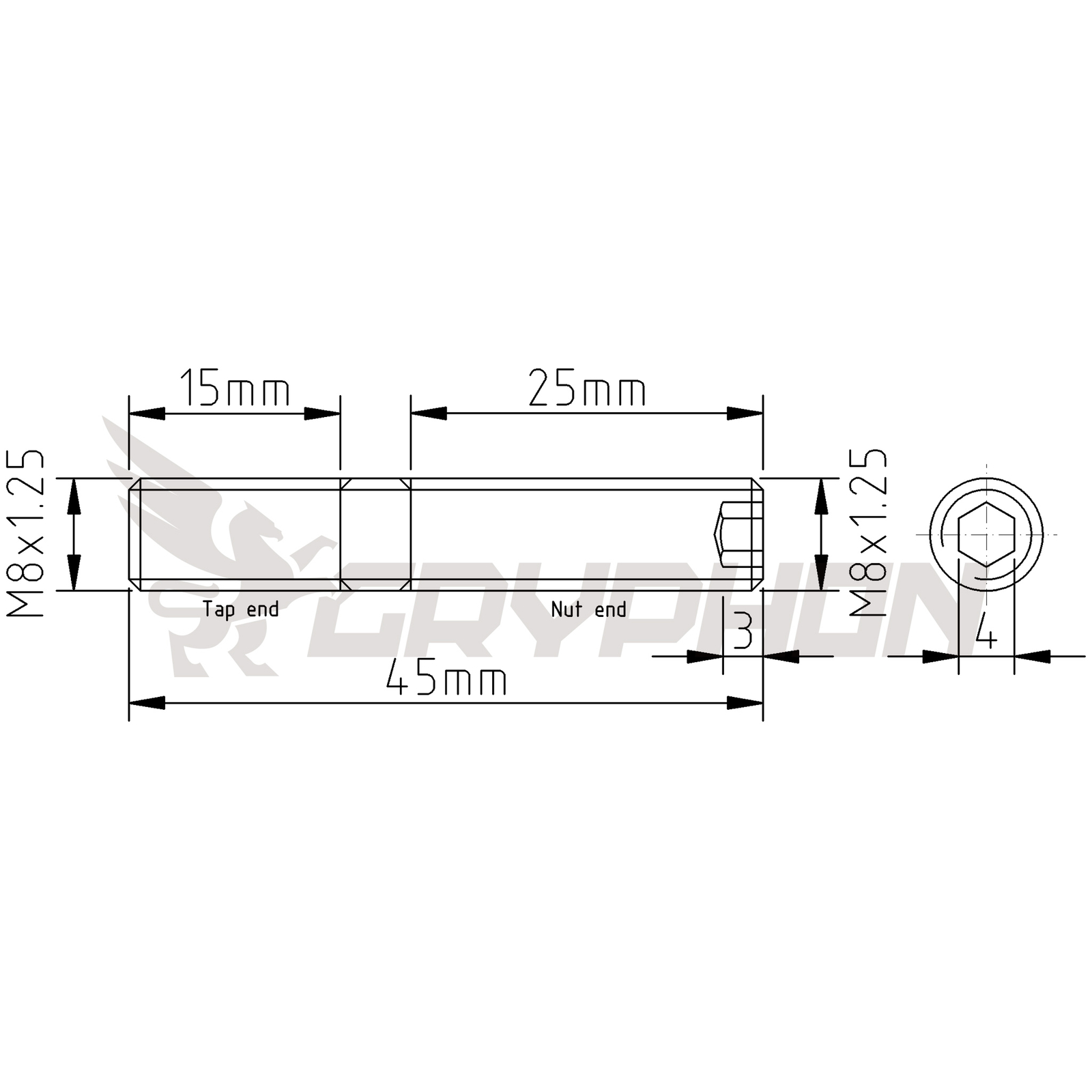 High Tensile Exhaust Manifold Stud Nut Kit for Nissan 8990 KA24E 240SX