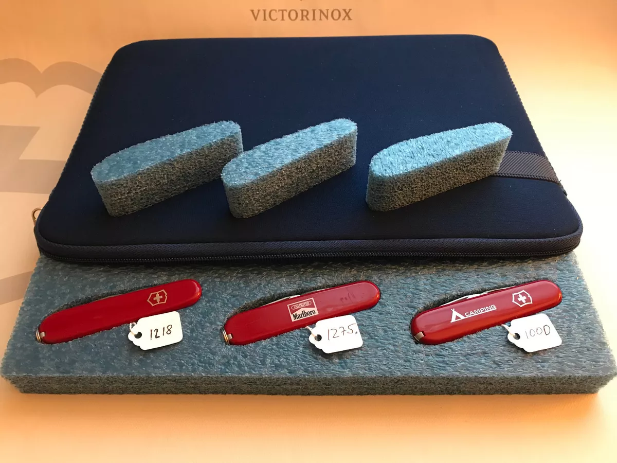 Collector Display Storage Carry Case For Victorinox Swiss Army Knife 91Mm  Blue | Ebay