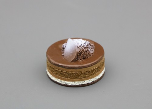 A Grace chocolate pastry dessert pie tart for 18'' doll food