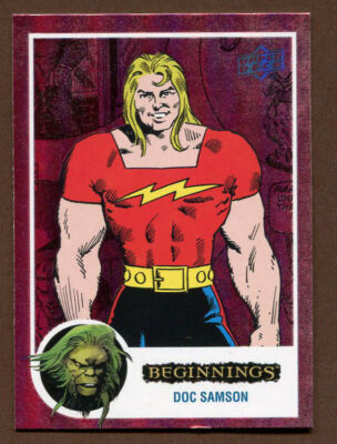 2024 Upper Deck Marvel Beginnings Pick You Flipped FX Red/Orange