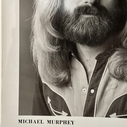 Foto promocional original vintage de Michael Murphy en blanco y negro 8x10 2 - Imagen 8 de 9