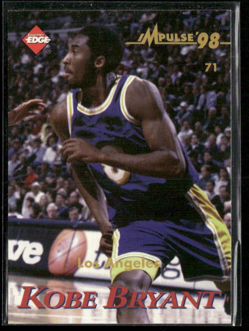 1998 Collector's Edge Impulse #71 Toby Bailey Kobe Bryant Lakers HOF