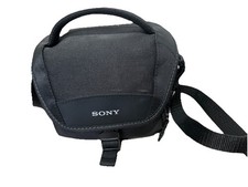 Sony LCS-U11 Camera Case Black Shoulder Bag Padded DSLR Mirrorless w/ Strap