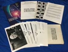 STAR TREK PRESS KIT GENERATIONS MOVIE 🔥 Complete 35mm Slides Photos + + MINT