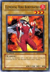 Elemental Hero Burstinatrix DP1-EN002 1st Edition Common