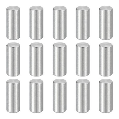 15pcs Dowel Pins M8(8mm) x 20mm Stainless Steel Shelf Support Peg Pin Rod