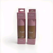 Prolux Cosmetics Matte Foundation In HONEY Set Of 2 1.35 Fl Oz NEW NIB