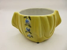 BOTTOM HALF ONLY Germany Half Doll Power Trinket Box Yellow Dress REPLACEMENT