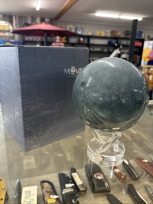 MOVA Moon Globe 4.5  | Rotating Lunar Globe Powered by Light W/ Box