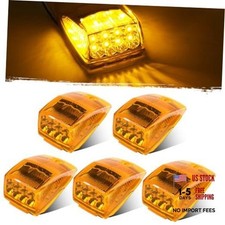 Partswcgg Amber 17 Led Square Cab Marker Top Roof Clearance Running Lights