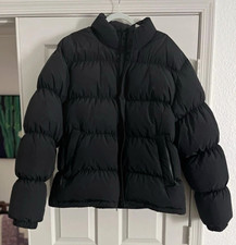 Stüssy Ripstop Down Insulated Puffer Jacket Black Men’s XL Zip 115656