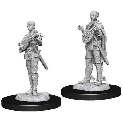 WizKids - D&D Nolzurs Marvelous Miniatures: Female Half-Elf Bard - Wave 7