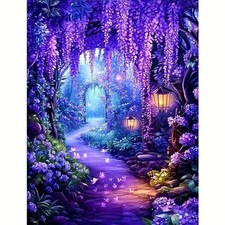 Corridor Landscape Diamond Art Kits for Adults,Full Round Drill 5D Diamond Paint