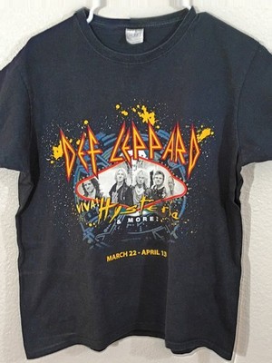 Def Leppard Viva Hysteria & More Large T-shirt The Joint Las Vegas Staff
