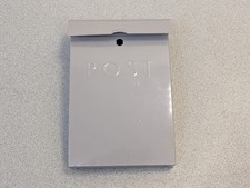 Modern Anthracite Grey Wall Mounted Post Box – No Lock