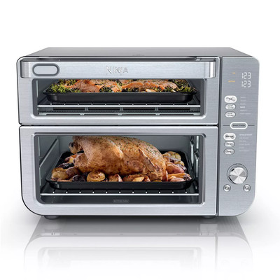 Ninja Double Stack XL Countertop Oven and Air Fryer with Smartfinish & Dualzone