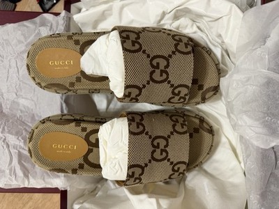 Gucci Woman s Platform Sandals Size 8 1/2