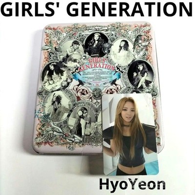 ⭐HyoYeon with trading card⭐Can case⭐Girls' Generation 