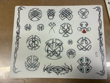 Tattoo Flash Single Sheet Print by Jeff Bartels Traditional Style 11  X 14  173