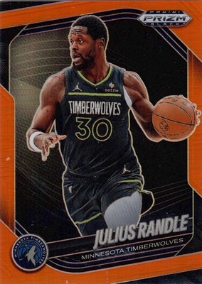 Julius Randle 2024-25 Panini Prizm Black 30/49 Jersey Number 1/1