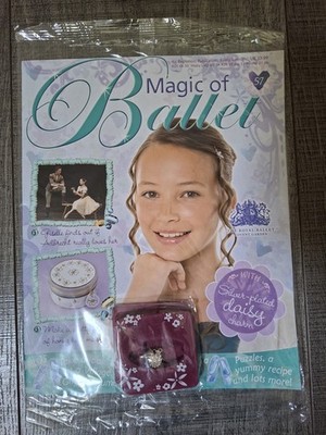 Magic Of Ballet Magazine No 57 With  Silverplated Daisy  Charm Collectable New
