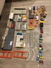 Large Vintage Galoob Micro Machines Lot - Play Sets, Cars, Track, Accessories