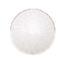 DICKSON C425 Circular Paper Chart, 24 hr, 60 pkg 1CFB5