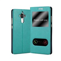 HüLle FüR Huawei Mate 9 Schutz HüLle Cover Case Tasche Etui Sichtfenster
