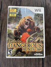 Cabela's Dangerous Hunts 2009 Nintendo Wii Game Activision Big Game Hunting