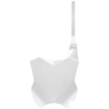 UFO Front Number Plate White For Kawasaki KX450 X 2021-2026