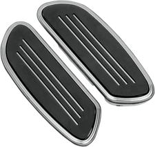 Drag Specialties 1621-0349 Streamline Passenger Floorboards Chrome
