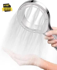 Showerhead Showerhead (Silver) High Pressure Handheld Showerhead - anti Pack Noz