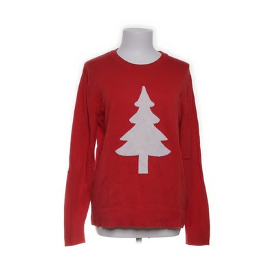 By Benson, Weihnachtspullover, Größe: M, Christmas Sweater, Rot/Weiß #KXX