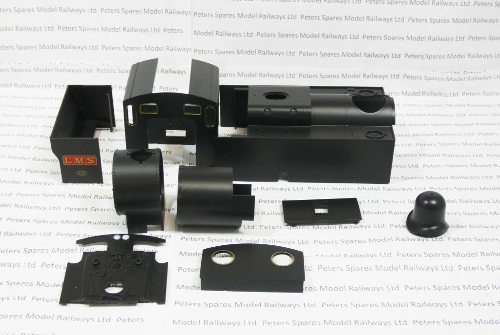 Dapol 114778 Jinty O Gauge Body BR Black Un-numbered NO FITTINGS