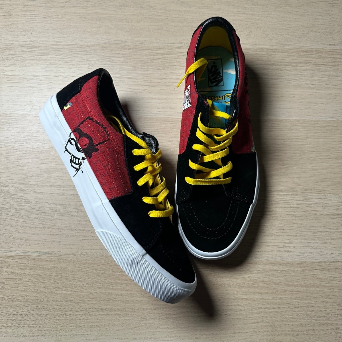 Size Vans The Simpsons x Sk8- Low El Barto for sale online