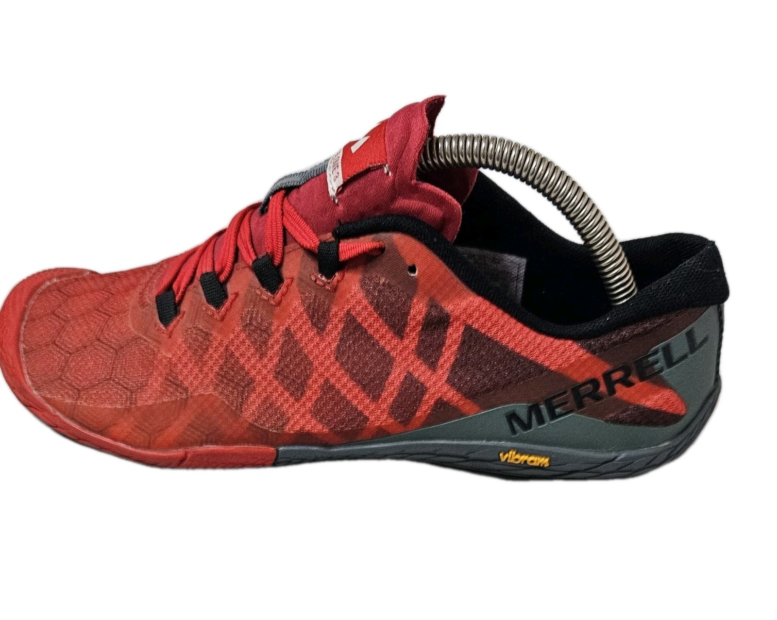 Scarpe da corsa Merrell Vapor Glove 3 uomo 9 Vibram lava fusa arancione piedi nudi
