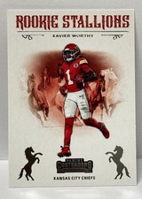 2024 Panini Contenders - Rookie Stallions Xavier Worthy #7 (RC)
