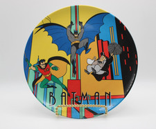 Vintage 1993 Batman Animated Series Melamine Plate 8&rdquo; Zak Designs Robin Penguin