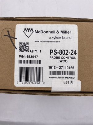#ad #ad MCDONNEL amp; MILLER XYLEM 1quot; PROBE CONTROL PS 802 24 153917 LOW WATER CUT OFF LWCO $266.74