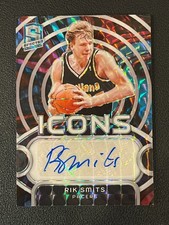 Rik Smits 2023-24 Spectra Basketball Auto Icons Interstellar /75 Pacers 