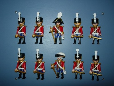 10 ENGLISH HUSAREN MARINEINFANTERIE SOLDATEN MATROSEN PIRATEN TOP PLAYMOBIL 3