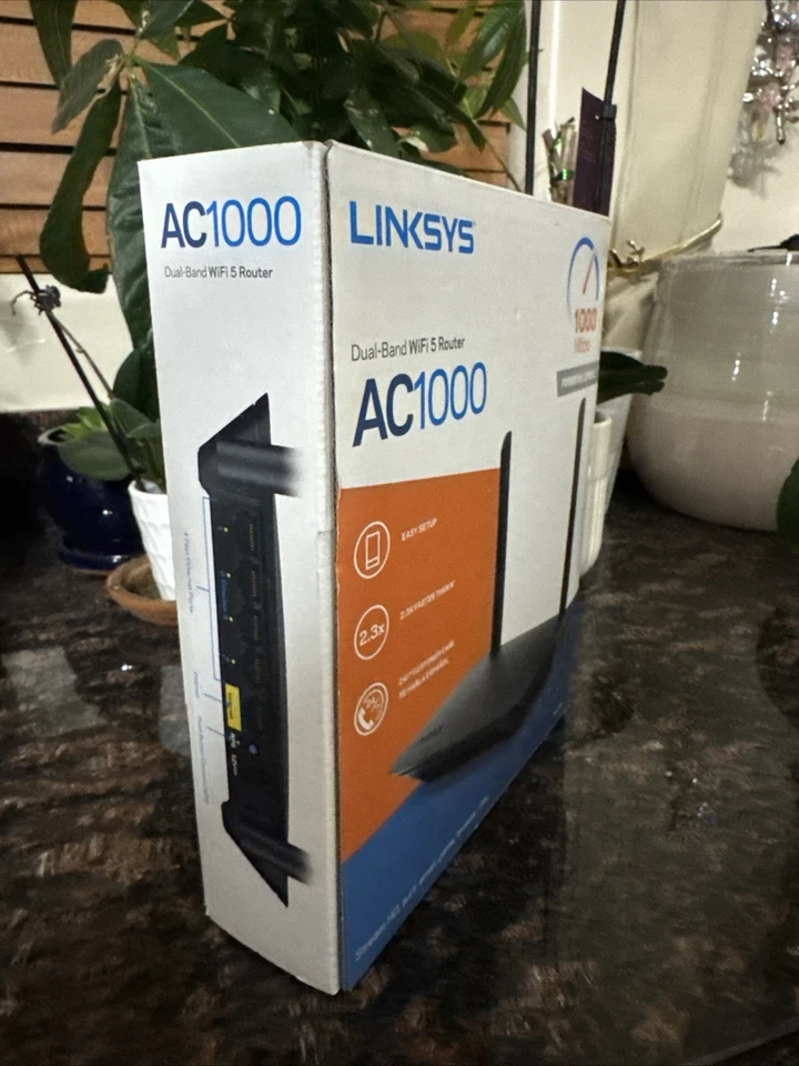 LinkSys AC1000 Dual-Band WiFi 5 Router 1000Mbps NEW - Image 2 of 4